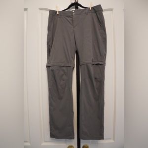 Women's Columbia Saturday Trail II Convertible Pants - 14 Long - Gray